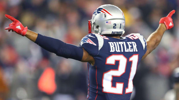 New England Patriots cornerback Malcolm Butler (21)